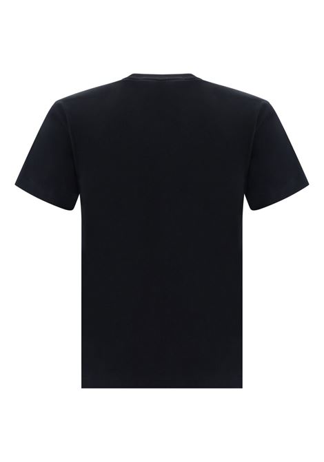 t-shirt con logo ricamato unisex nera COMME DES GARÇONS PLAY | AX-T108-0511